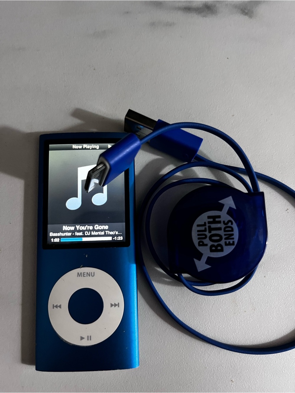 Apple iPod nano fourth generation blue 8 GB  A1285, See Condition Notes